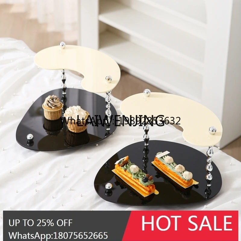 

B1 Acrylic Multi-Rack Dim Sum Plate Dessert Table Cake Display Tray