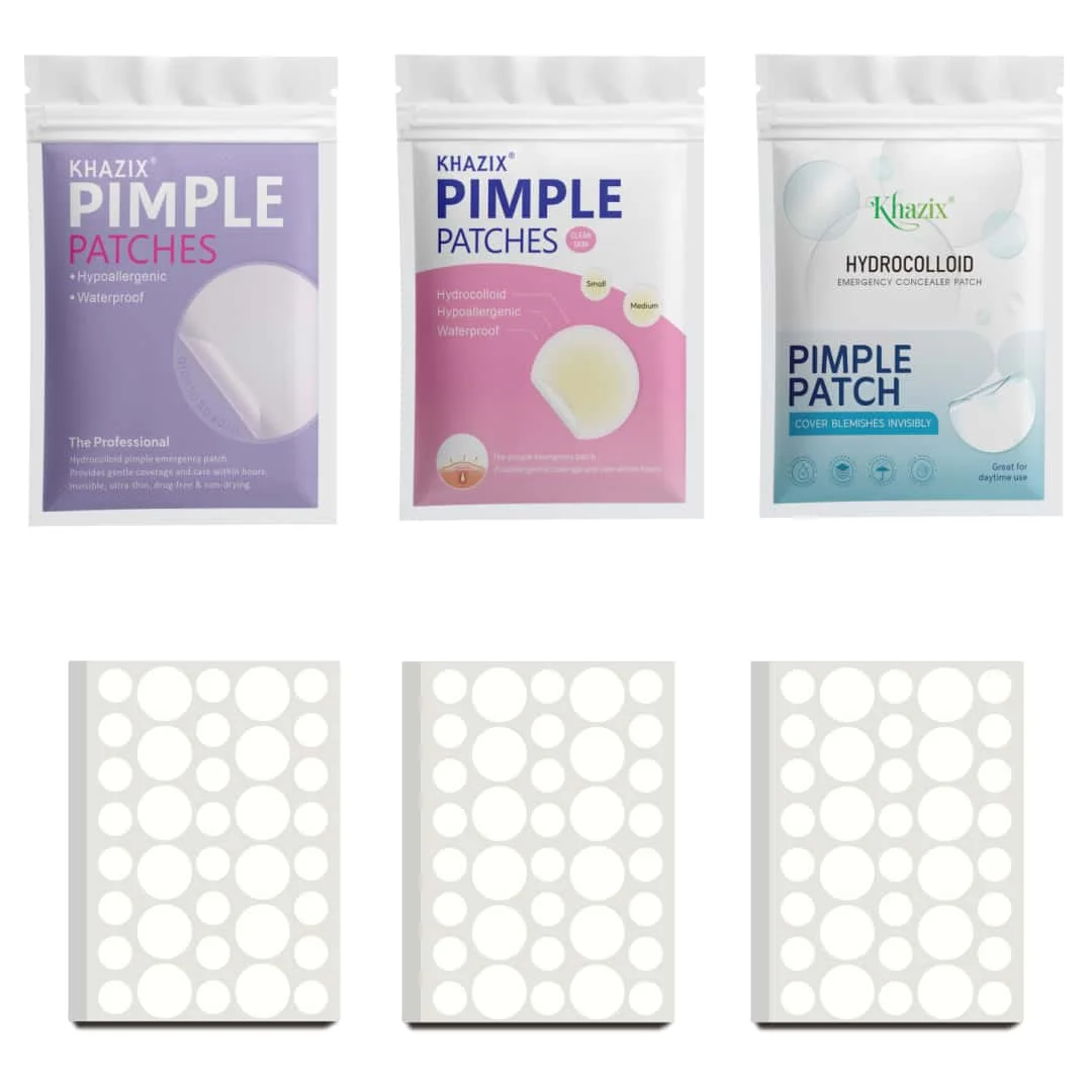 360pcs Count Invisible Hydrocolloid Acne Patches - Blemish and Pimple Concealer Stickers for Face, Quick Fix for Breakouts,