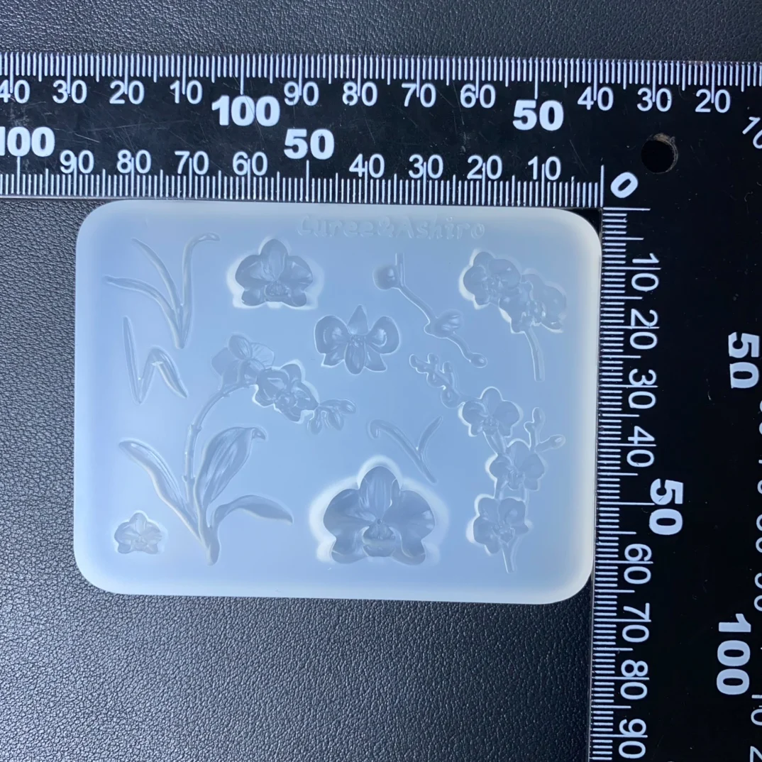 Phalaenopsis Orchid Accessories Resin Casting Mold Silicone Mold Accessories Resin Liquid Mold Resin Keychain Silicone Mold Resin Mold
