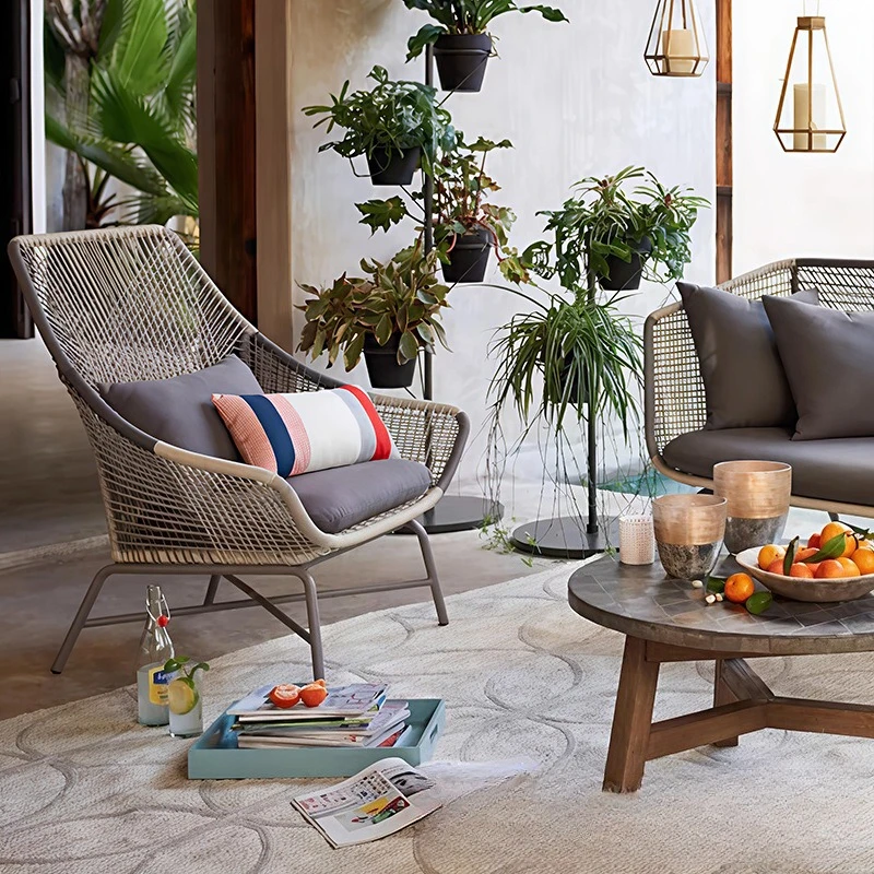 

Outdoor Rattan Chair Leisure Chair Indoor Rattan