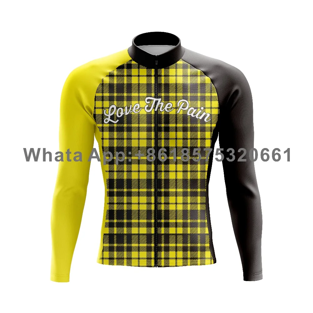 

Spring Autumn Men's Cycling Jersey Mtb Thin Long Sleeves Bike Coat Ropa Ciclismo Cycling Team Equipment Quick Dry Sportswear