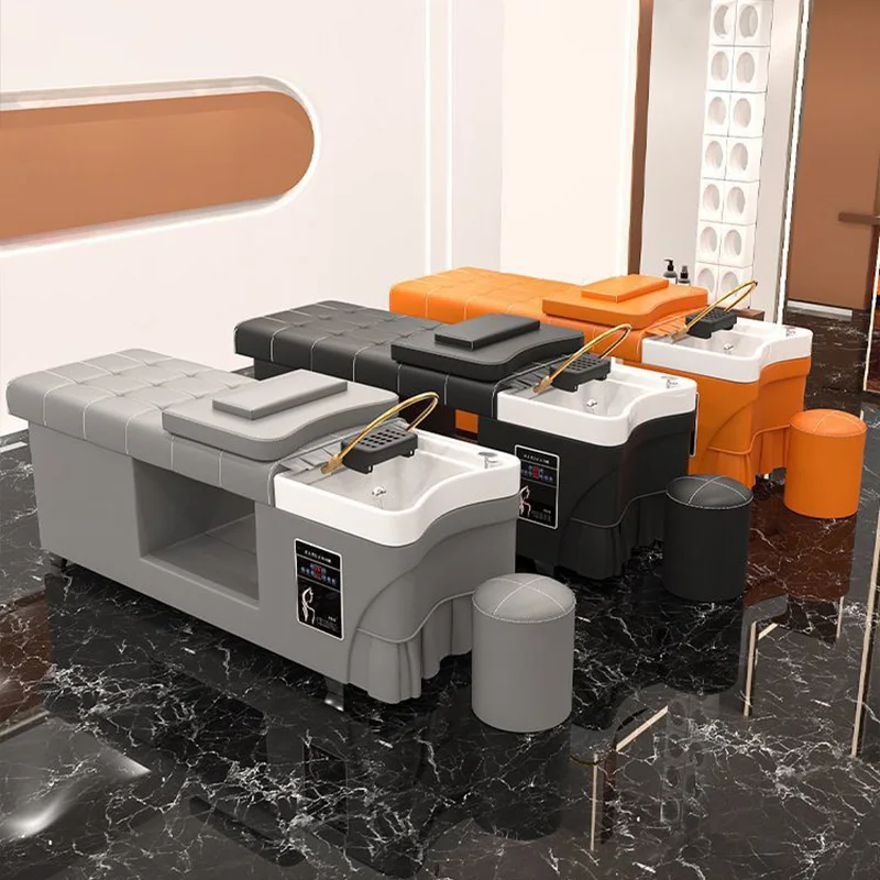 

Массажная кровать для салона, водонагреватель, фумигация, циркуляция воды, кровать для мытья волос, парикмахерская, косметическая кровать с постоянной температурой