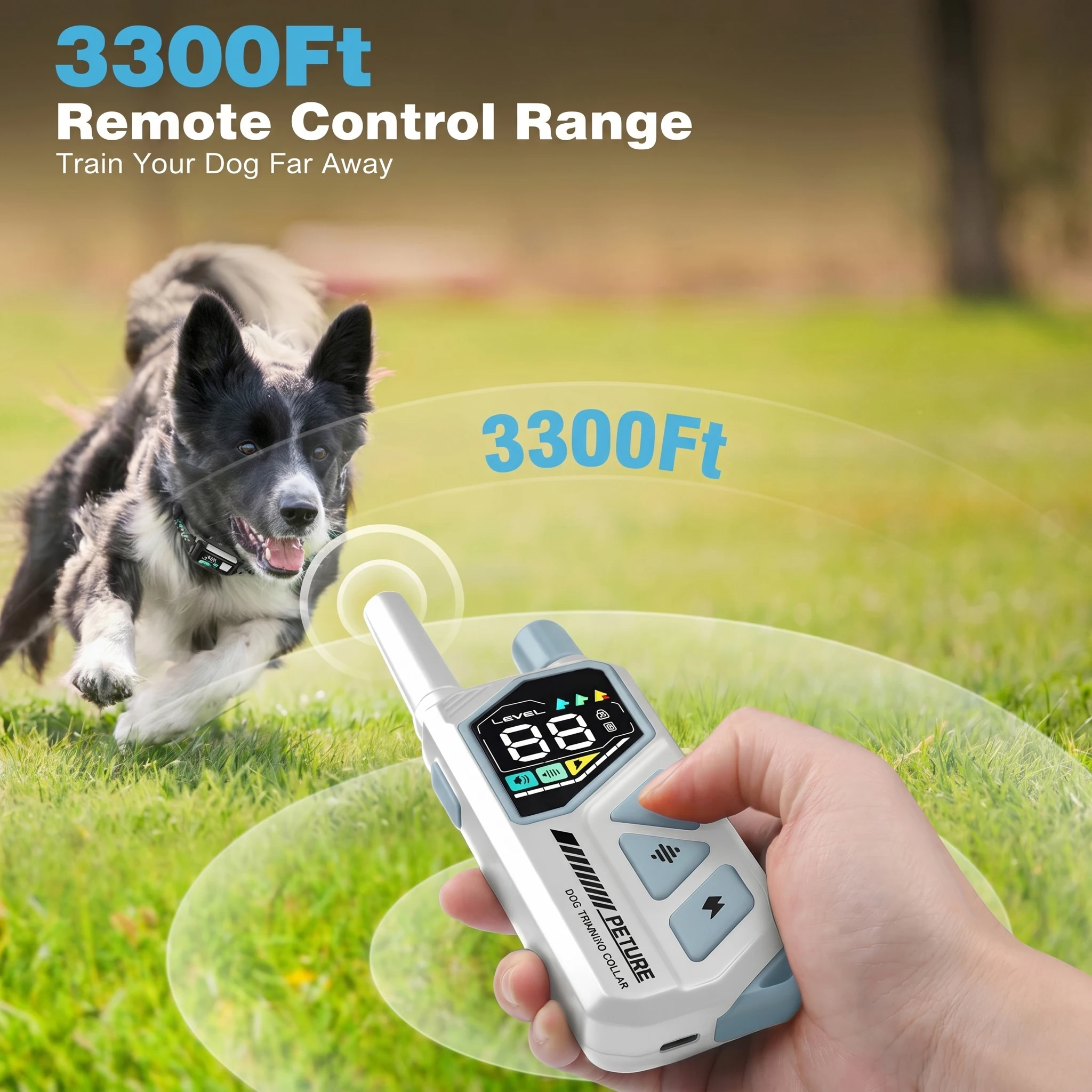 Collar de adiestramiento y antiladridos para perros – Resistente al agua - imagen 5
