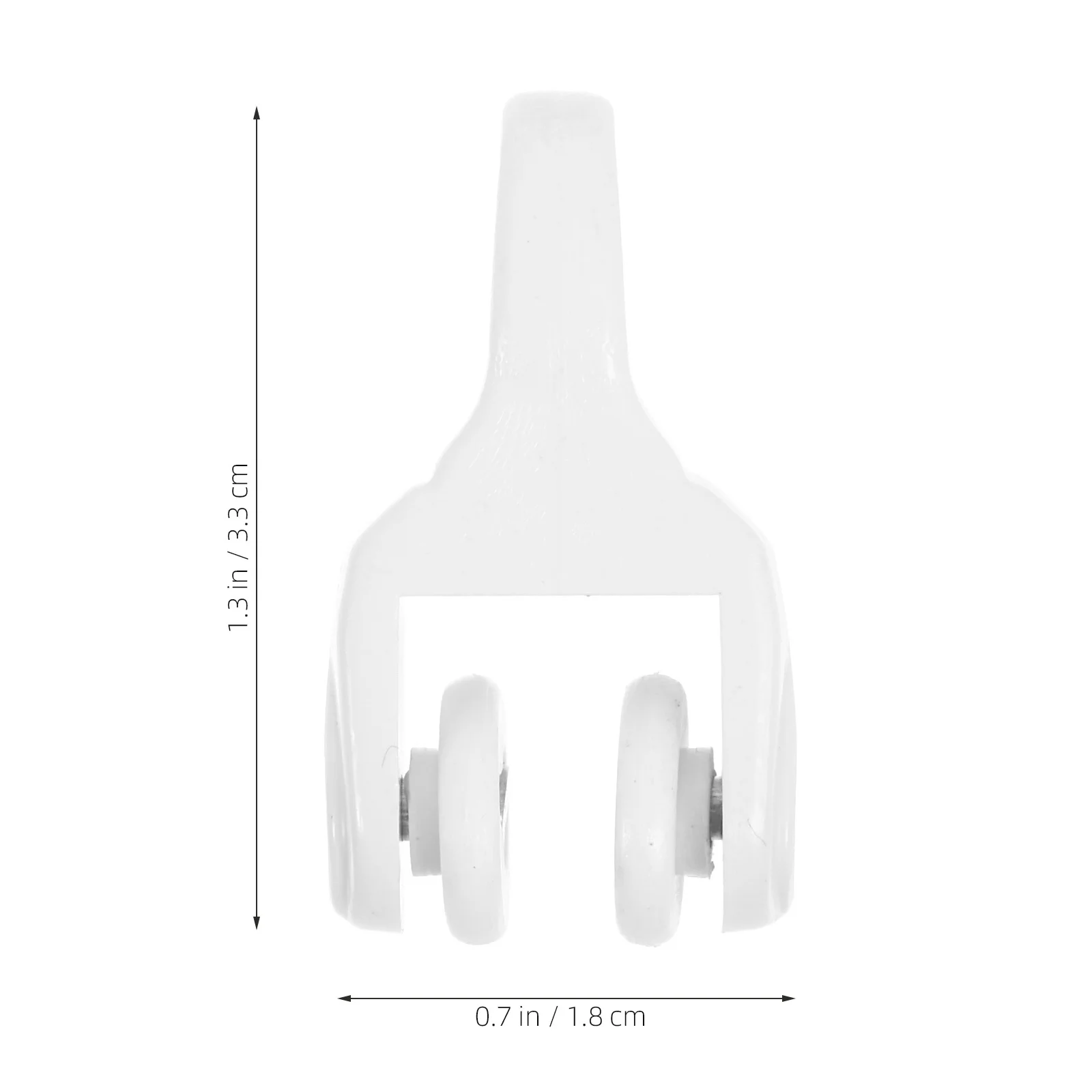 30 قطعة الستار المسار الناقل الإنزلاق بكرات بولي كلوريد الفينيل حبة الصامت Abs السلس الستائر السكك الحديدية انزلاق طائرة شراعية للمنزل فندق مكتب دش