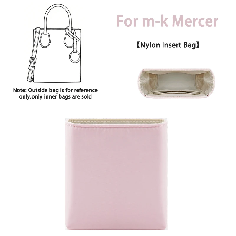 EverToner Bag Inner Organizer Pouch Nylon Tidy up Storage Cosmetic Bag For m-k Mercer Tote Bag Liner Support Shaper