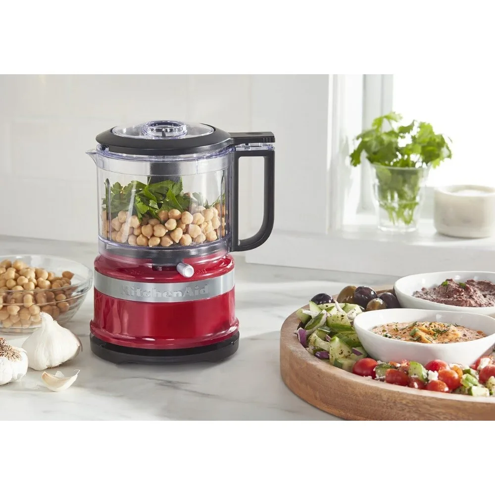 3.5 Cup Food Chopper, Empire Red, 2 speeds and pulse