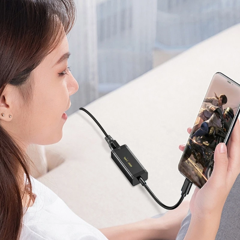 Adaptador USB C para Ethernet Gigabit RJ45 para tipo C Ethernet LAN Adaptador