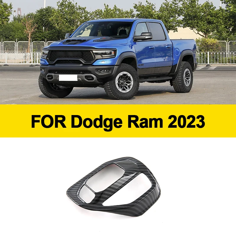 Комплект крышки переключателя режима привода для Dodge Ram TRX 1500 2019-2024, аксессуары для интерьера, ABS, углеродное волокно