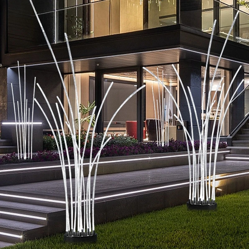 

LED fiber optic reed light creative garden light outdoor park villa landscape decoration garden lighting lawn