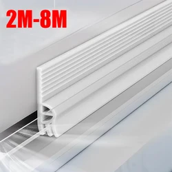 2M-8M Hidden Window Sealing Strip Windproof Dust Insect Prevention Self Adhesive Triple Thickening Door Bottom Weatherstripping