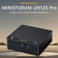 Minisforum UH125 Pro Mini PC with Intel Core Ultra 5 CPU 2x iGPU performance for D rendering, video editing and live streaming