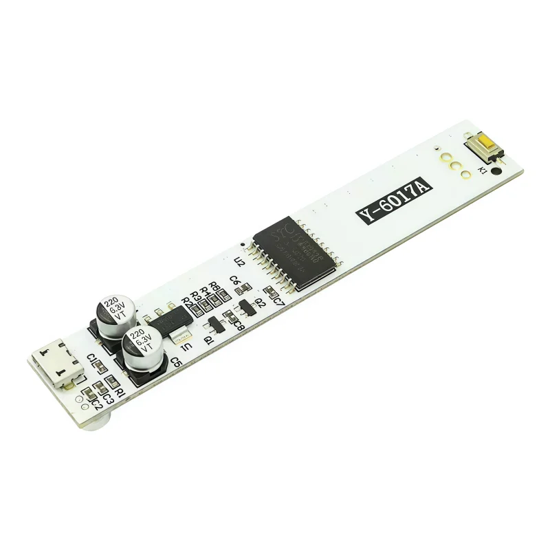 New voice-controlled audio spectrum LED lamp, circuit board fabrication, music rhythm lamp, light cube finished product, 2*17 la
