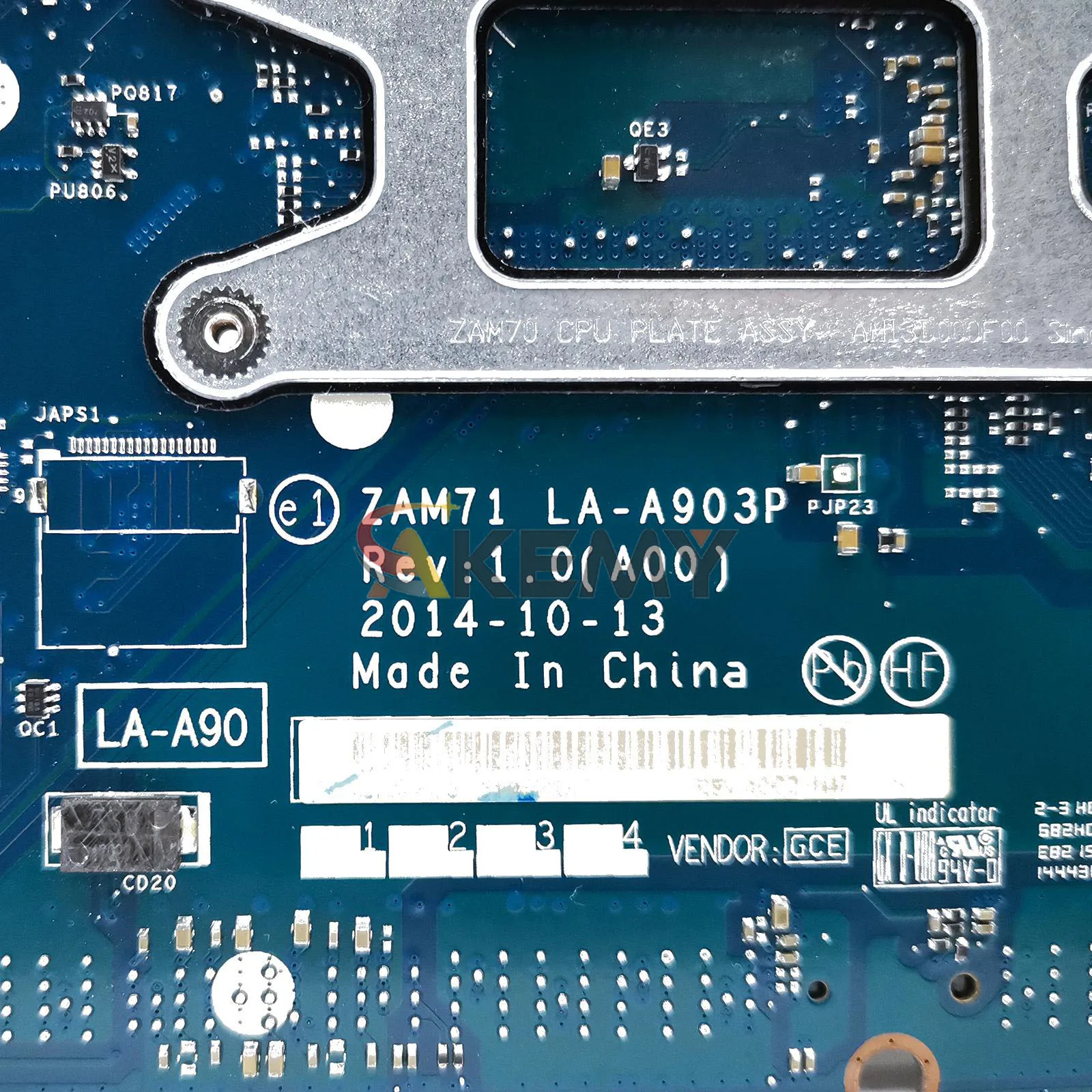 For DELL Latitude E5450 5450 Laptop Motherboard ZAM71 LA-A903P CN-0RH5PW 017FG2 100% Tested OK