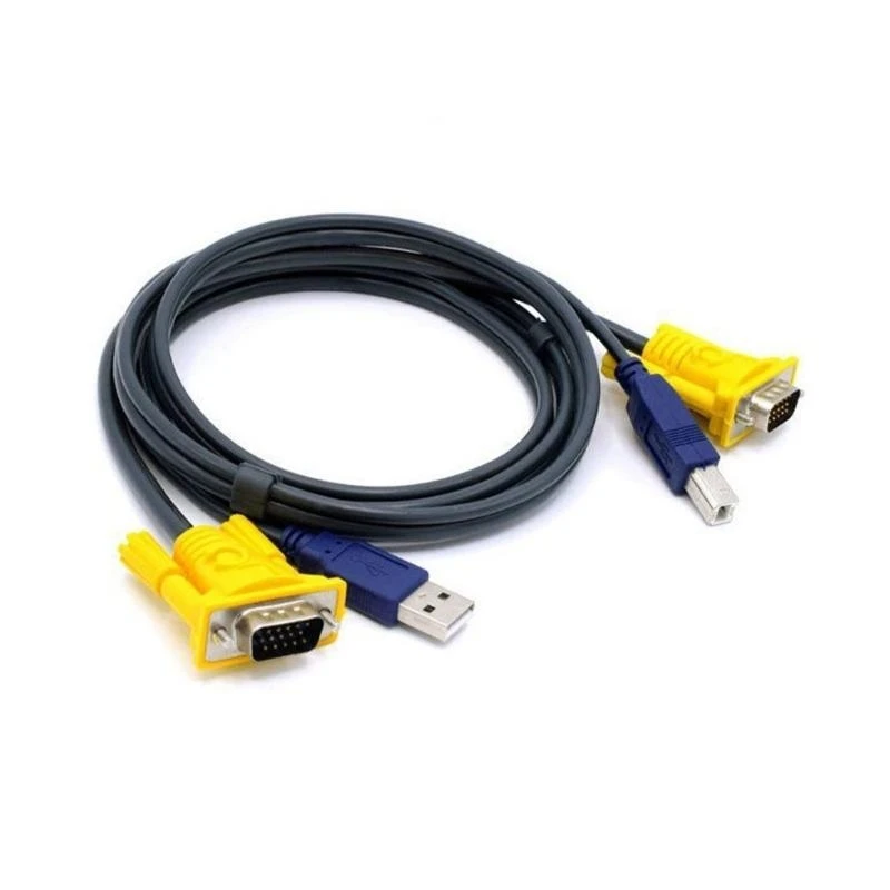 Durabilidade USB2.0 KVM Switcher 1080p VGA Splitter para uso flexível computador