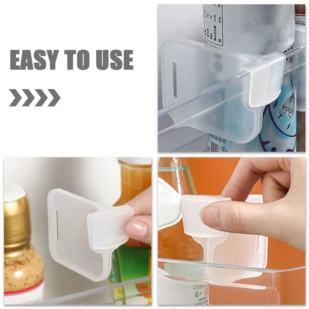 

12Pcs Adjustable Fridge Side Door Divider Refrigerator Partition Board Multi-Function Storage Organizer Space-Saving Separator