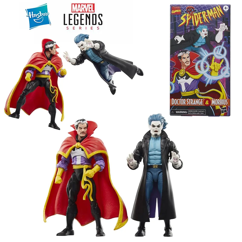 Hasbro Marvel Legends Series Doctor Strange Morbius 2-Pack Homem-Aranha A Série Animada 16Cm Brinquedo Modelo de Figura de Ação Original