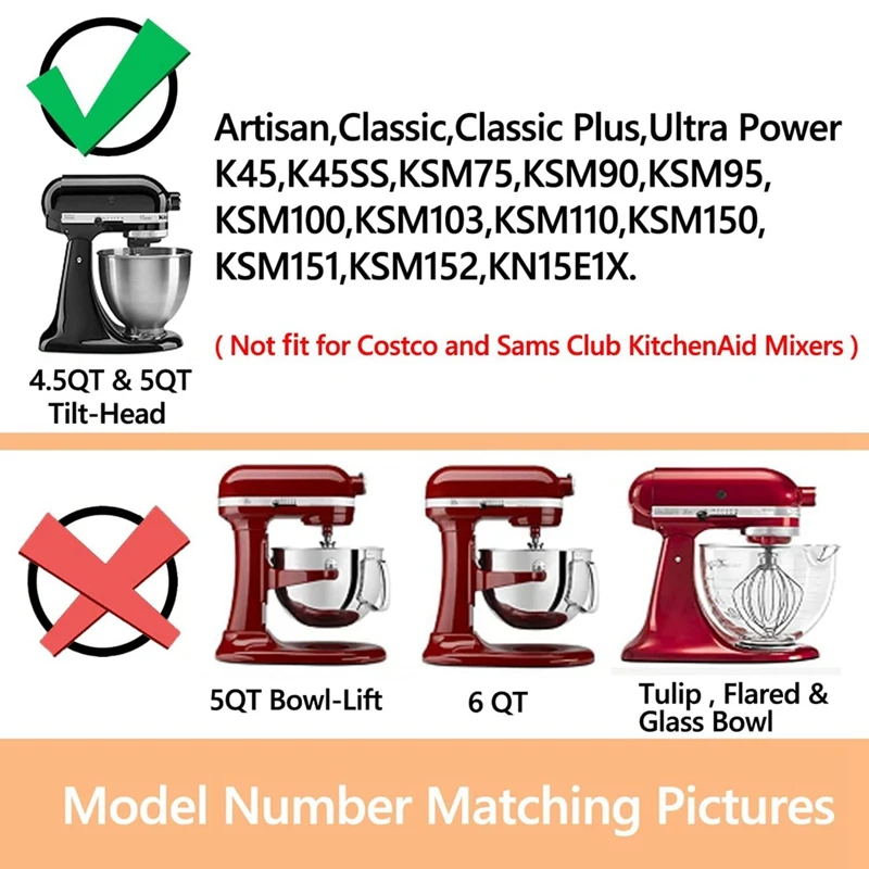 Promotion!For Kitchenaid Mixer for Kitchenaid 4.5-5 Qt. Tilt-Head Stand Mixers K45B/K5THCB/K5THBS for Kitchenaid Paddle Assecori