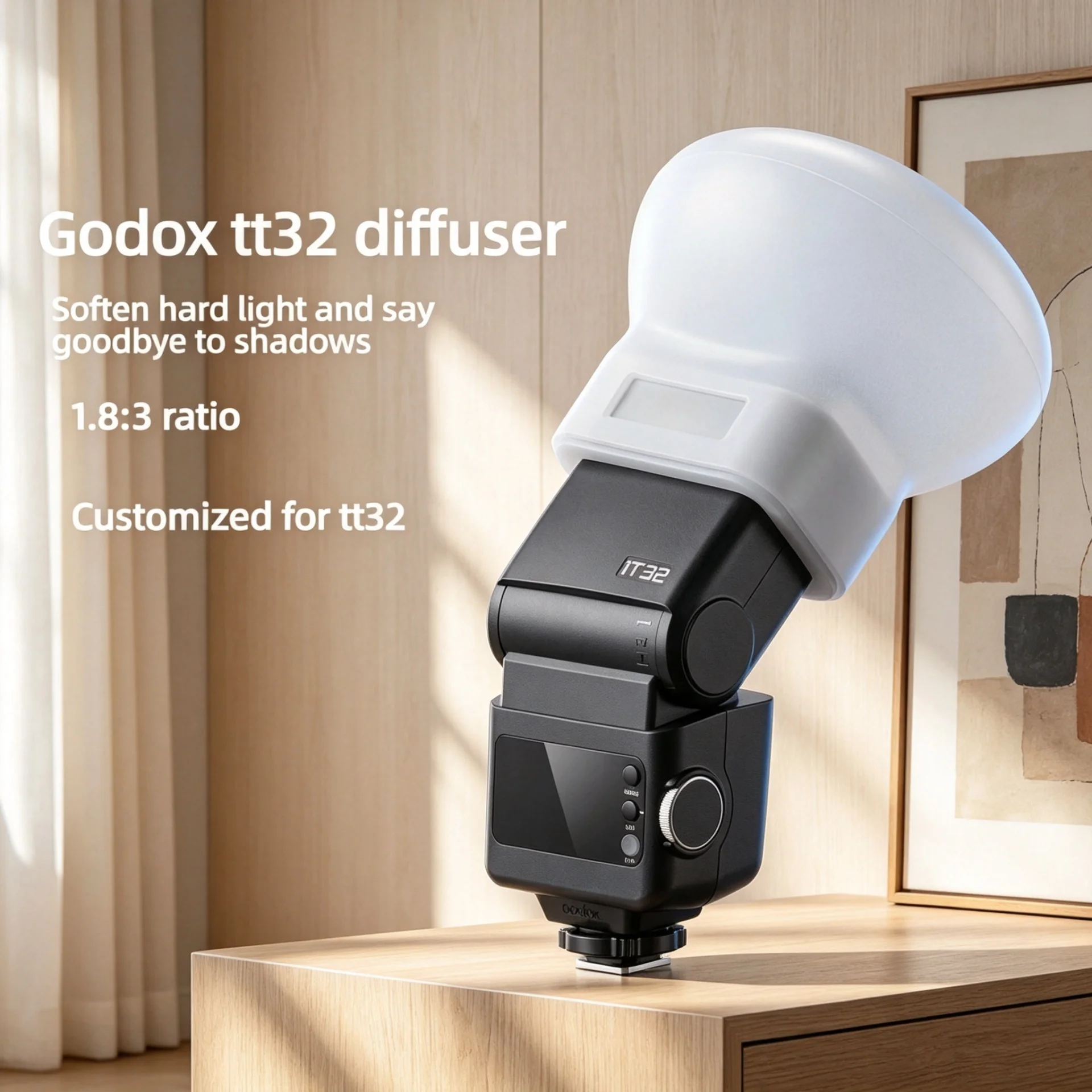 Portable Silicone Flash Soft D - đánh giá và giá Pop Up Flash Diffuser
