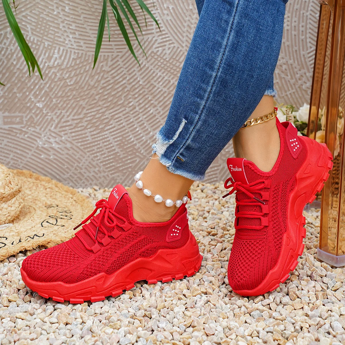 Grube platformowe sneakersy ty – Running Shoes Lightweight recenzja i cena