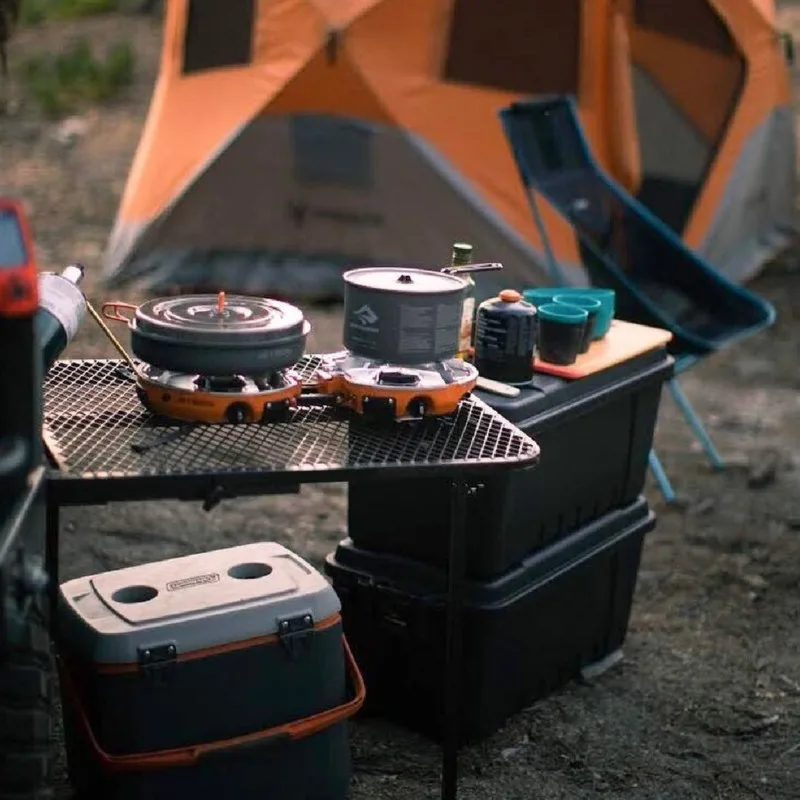 Table pour pneus de voiture, extérieur, table de camping, portable