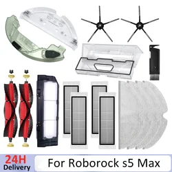 Roborock-掃除機用スペアパーツs5 max s6 maxv s6,掃除機用アクセサリー,スペアパーツ,ブラシ,サイドブラシ,モップクロス,HEPAフィルター