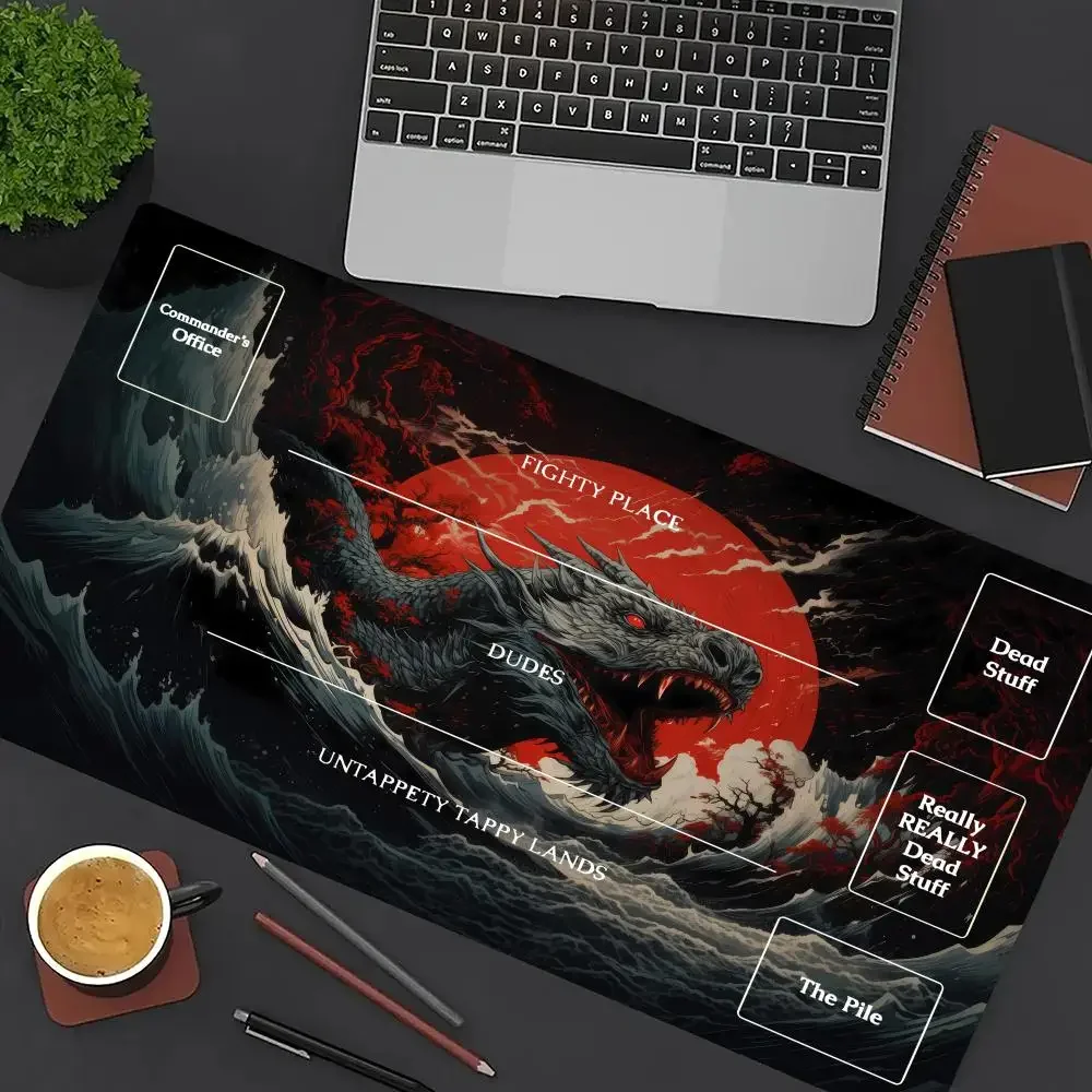 البحرية Monstrosity ماجيك حفلة لعبة حصيرة المطاط دائم لألعاب MTG & TCG 35X60 ماوس الوسادة مكاتب مكتب الحصير تصميم صديق للحفلات #4