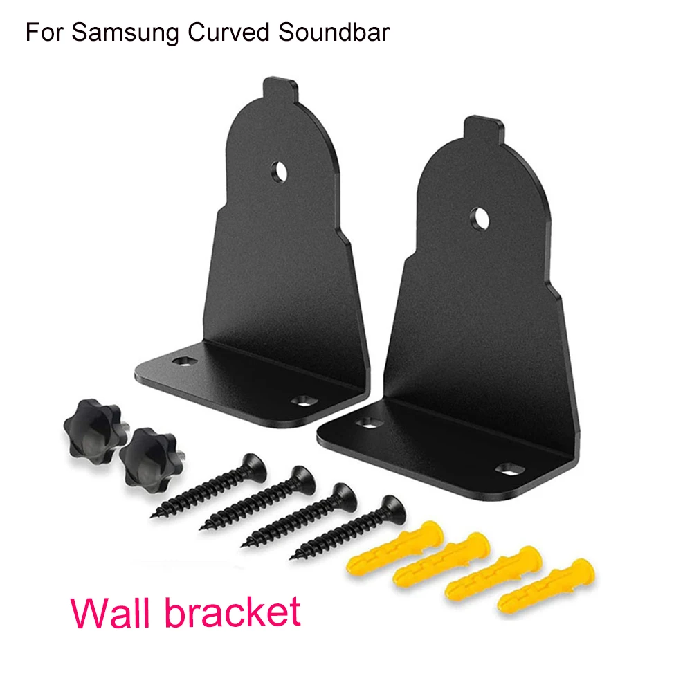 

For Samsung Curved Soundbar Speaker Stand Support Wall Mount Speaker Bracket for AH61-03943A HW-J4000 HW-J6000 Audio Wall Holder