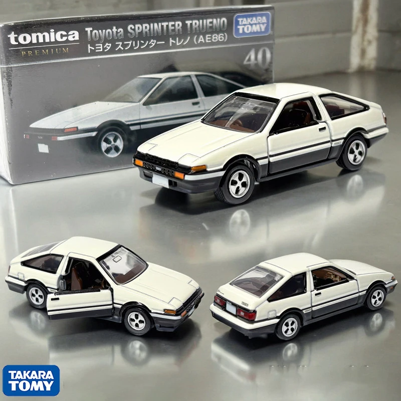 TOMY Toyota AE86 Sprinter Trueno Alloy Car Diecasts & Toy Vehicles Car Model Miniature Scale Model Car For Children Out Of Print