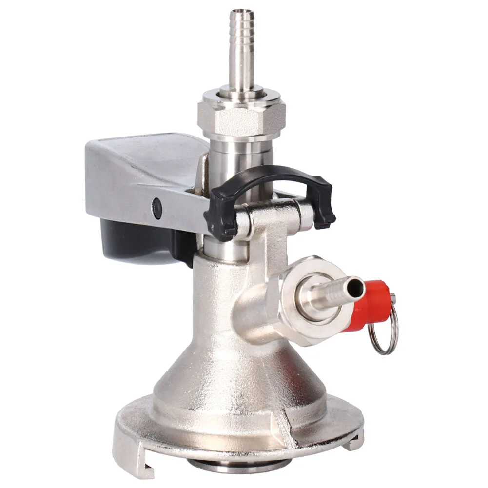 

/8 A Type Stainless Steel Beer Keg Tap Distributor Coupler with Relief Valve Brewing Accessory Homebrew Supply Keg Tap Coupler