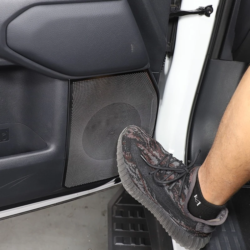 Gao Ruying For Toyota Land Cruiser Prado 250 LC250 2024-2025 Car Door Horn Cover Decorative Sticker Interior Car Accessories