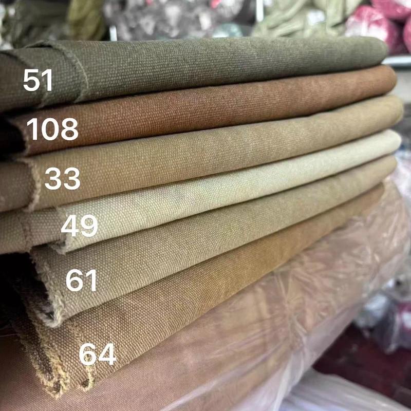 

Утолщенная хлопково-полиэстеровая ткань из канваса, 16 унций, ширина 150 см, прямые поставки с фабрики, для изготовления сумок и домашнего декора своими руками