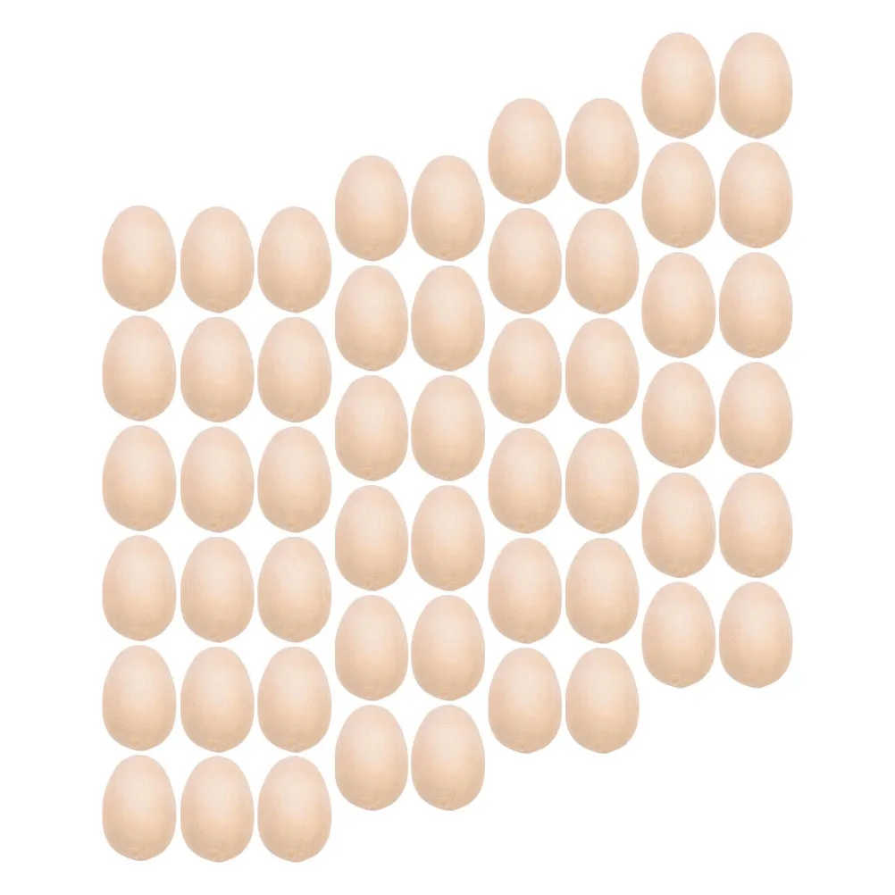 

150Pcs Blank Wood Eggs for Painting DIY Craft Projects Handmade Decorations Easter Gift Wooden Egg Kit Wood Eggs