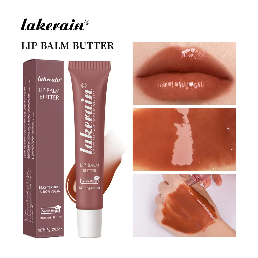 Lakerain New Butter Lip Balm Long-term Moisturizing Repair Remove Dead Skin Moisturizing 6 Colors Lip Balm