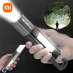 Xiaomi Rechargeable Outdoor Flashlight Portable Strong Lights Variable Focus with Home Camping Fishing Walking Lighting Lamp