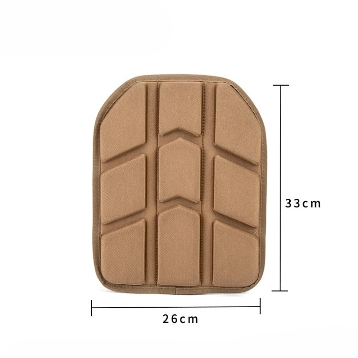 Tactical 2 Sheets Vest Breathable Foam Back Plate with Built-In Cushioning Pad Molded Lining Removable Breathable Insert Board