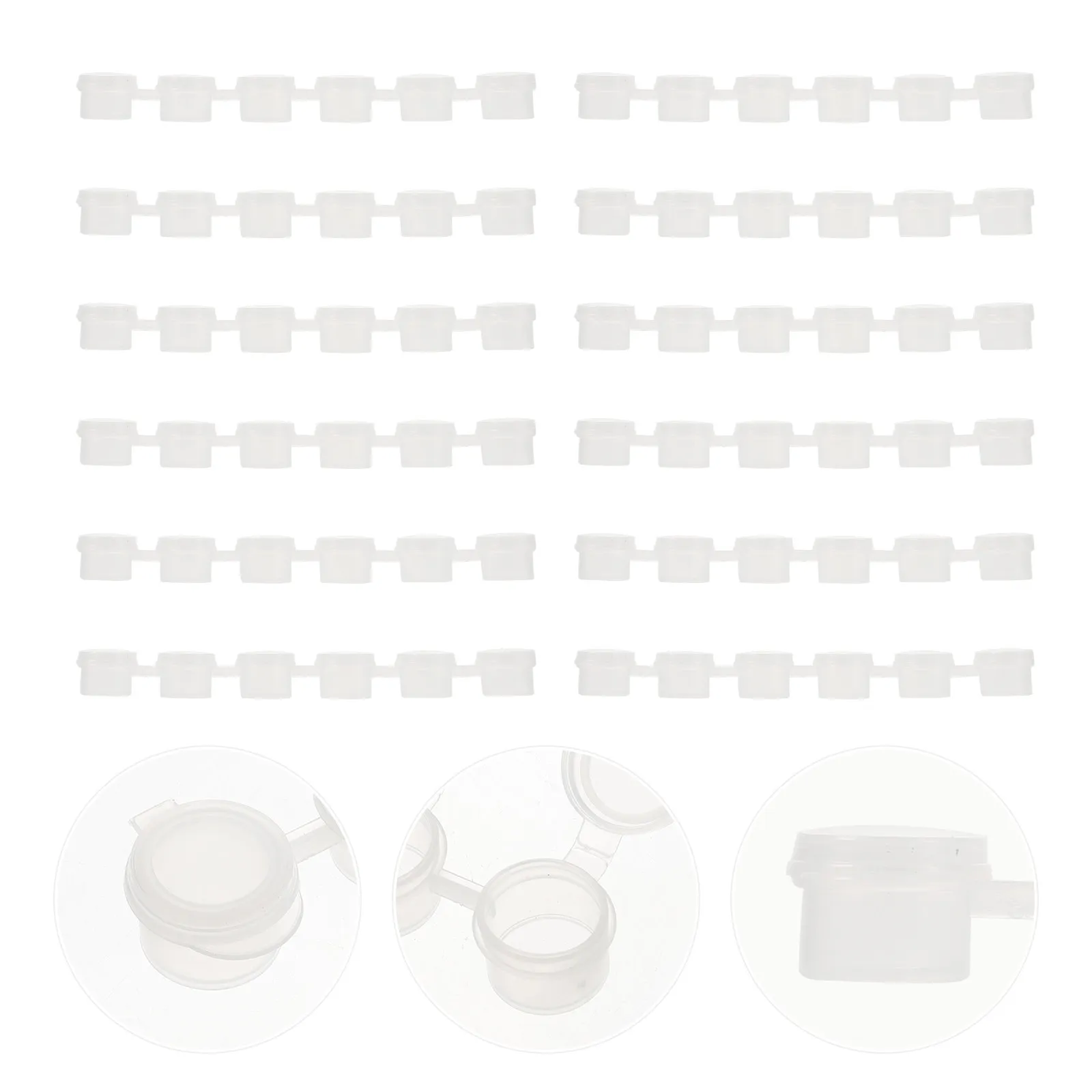 

Набор из 40 пластиковых контейнеров 6-в-1 для красок и пигментов, прозрачные емкости для хранения художественных принадлежностей, для творчества и рукоделия