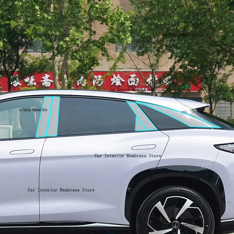 

Для BYD Sealion 07 EV 2024-2025 B/C-Pillars автомобильная внешняя автомобильная стойка против царапин ТПУ пленка защитная пленка