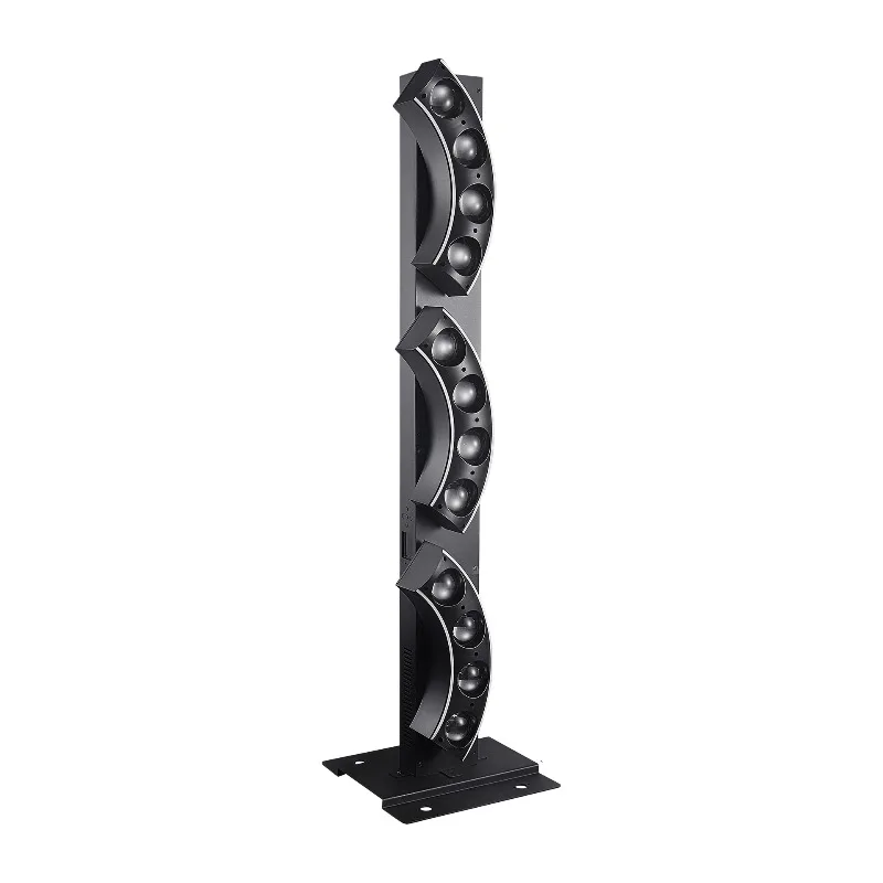 Vertical axis three-rotation moon infinite effect lamp