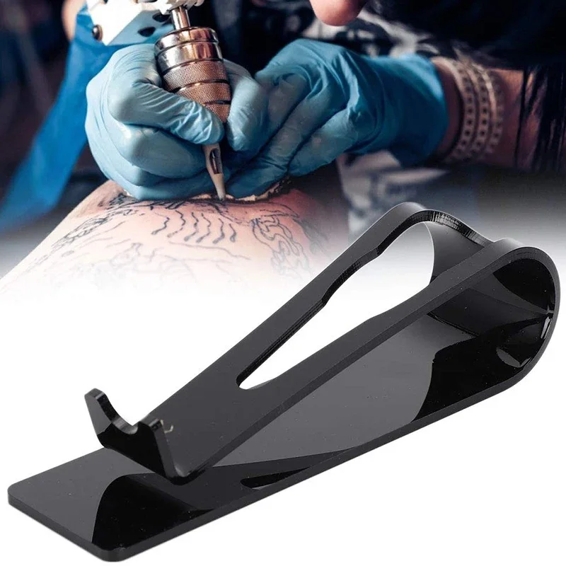 Tattoo Machine Pen Holder Stand Acrylic Eyebrow Pen Permanent Makeup Beauty Accessories Organizer Display Bracket Tray Support
