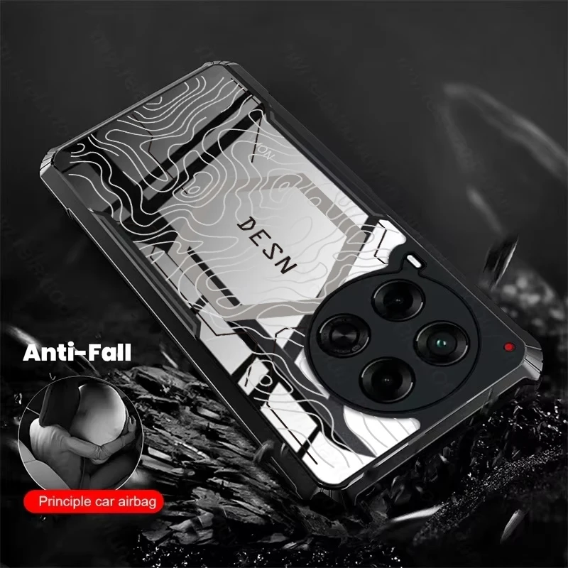 For Tecno Camon 30 4G 5G 20 Pro 4G 5G 20s Pro 18P 17 Pro 16 Pro 16SE 16 Premier Shock Fall Prevention Transparent Case No.29