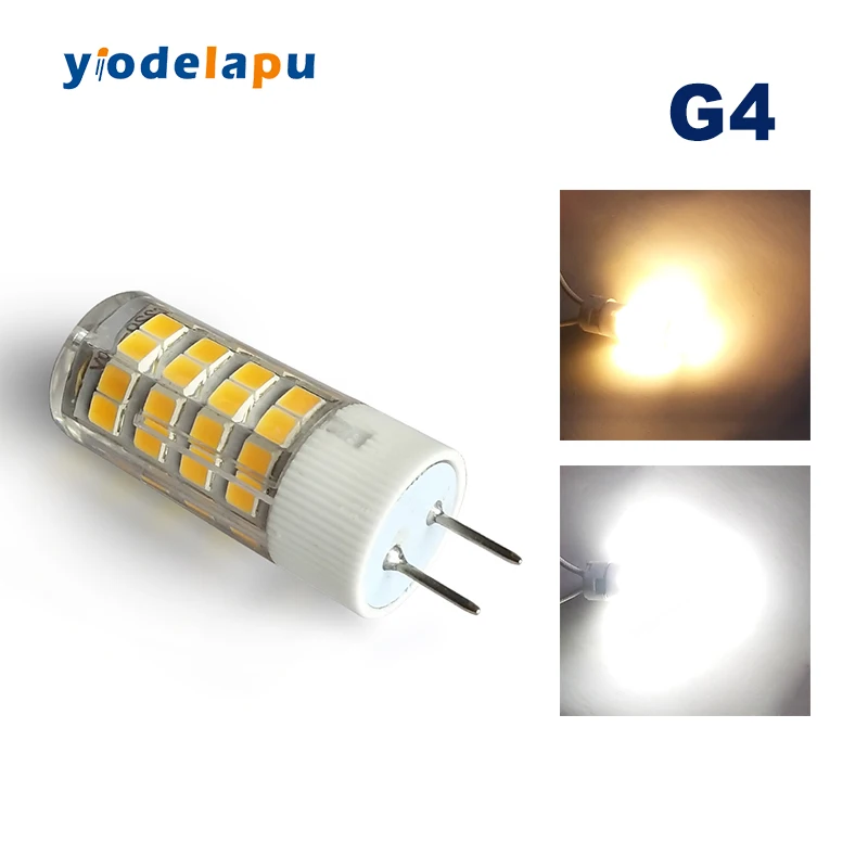 GY6.35 LED Lamps 6W AC 220V Corn Light Bulb Droplight Chandelier 2835 G6.35 COB Led Bombillas White/Warm white Lamp