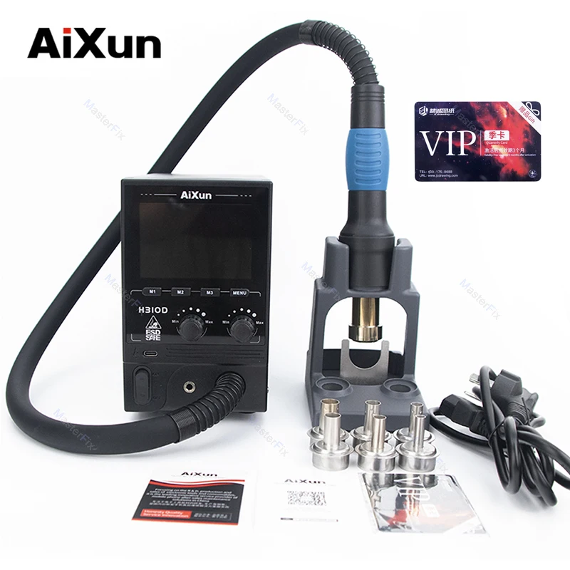 AIXUN H310D Soldering Station Electronics Repair Soldering Desoldering Accurate Temperature Control Hot Air Rework Station