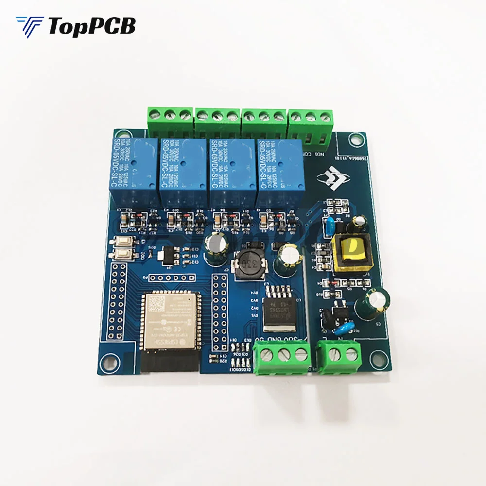 4 Channel ESP32 Wireless Wifi Bluetooth Development Board AC 220V DC 5-30V Power Supply ESP32-WROOM Relay Module for Arduino