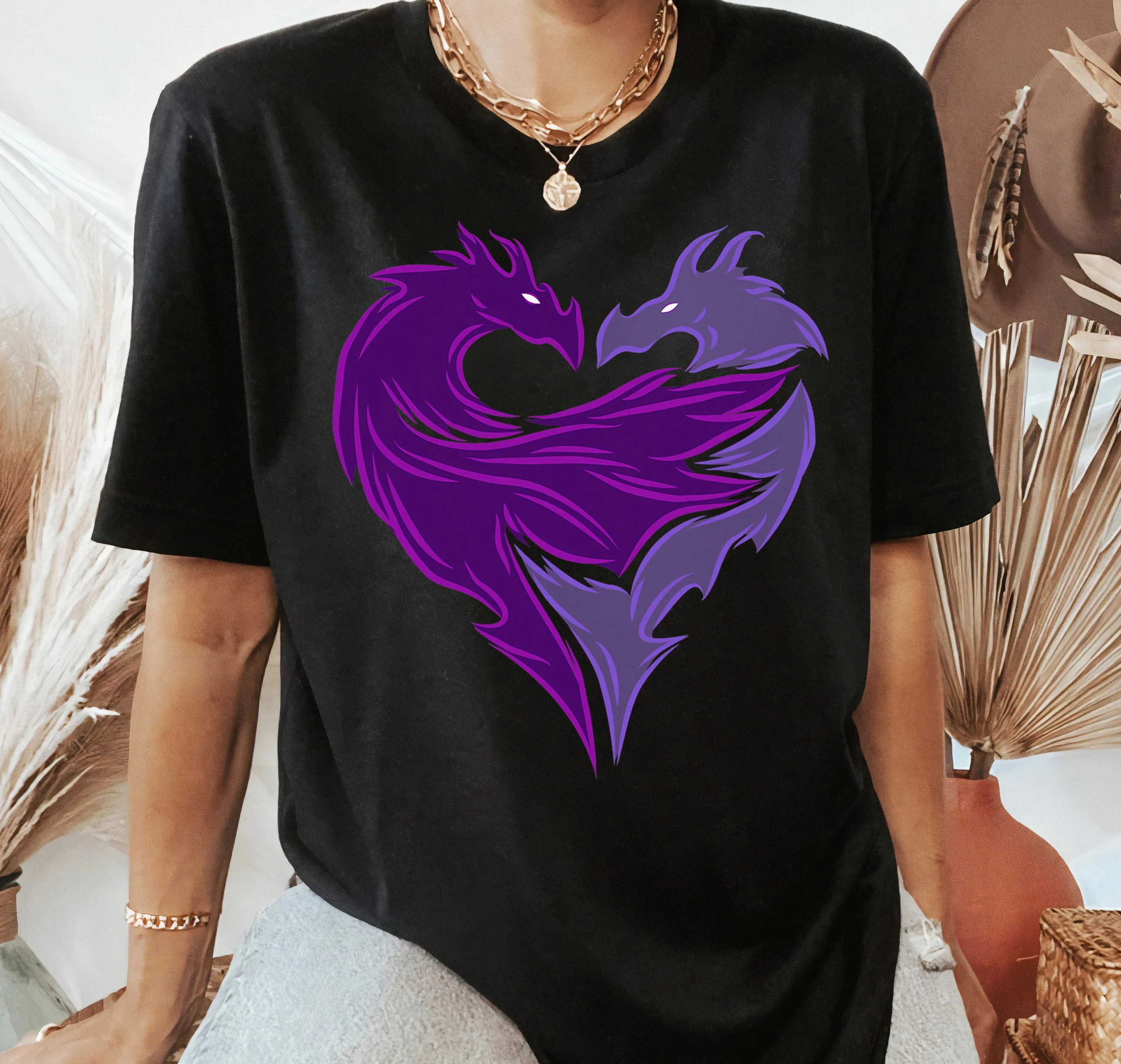 تي شيرت ديزني ديسندانتز 2 مال دراجون، قميص أحفاد، قميص ديزني لاند المتطابق للعائلة، تي شيرت ماجيك كينغدوم ديزني لاند