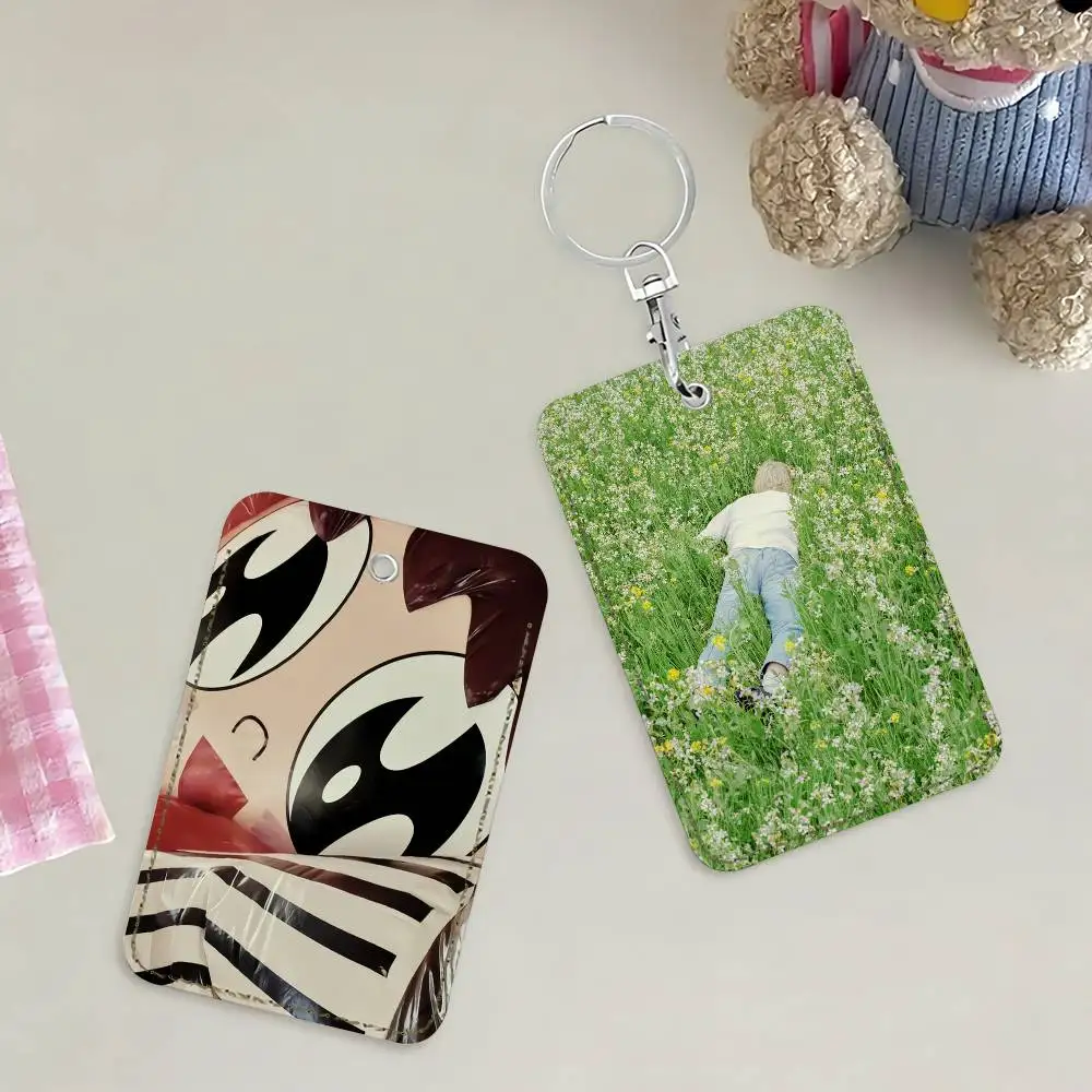 Singer P-Porter Robinson Card Holder Keychain Key Ring Door Lock Access Protective Case For Security Gift