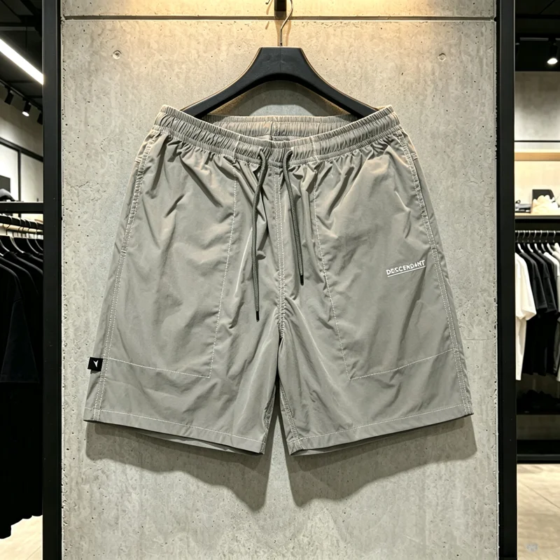 Quick Dry Descendant Shorts Arrow Label DCDT Short Pants Japan Men Women Classic Draswtsing Back Flip Cover Pockets Shortpants