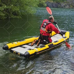 Factory Price Rescue Inflatable Pontoon Boat Dive Heavy Duty Large Inflatable PVC Rescue Boat For Sale
