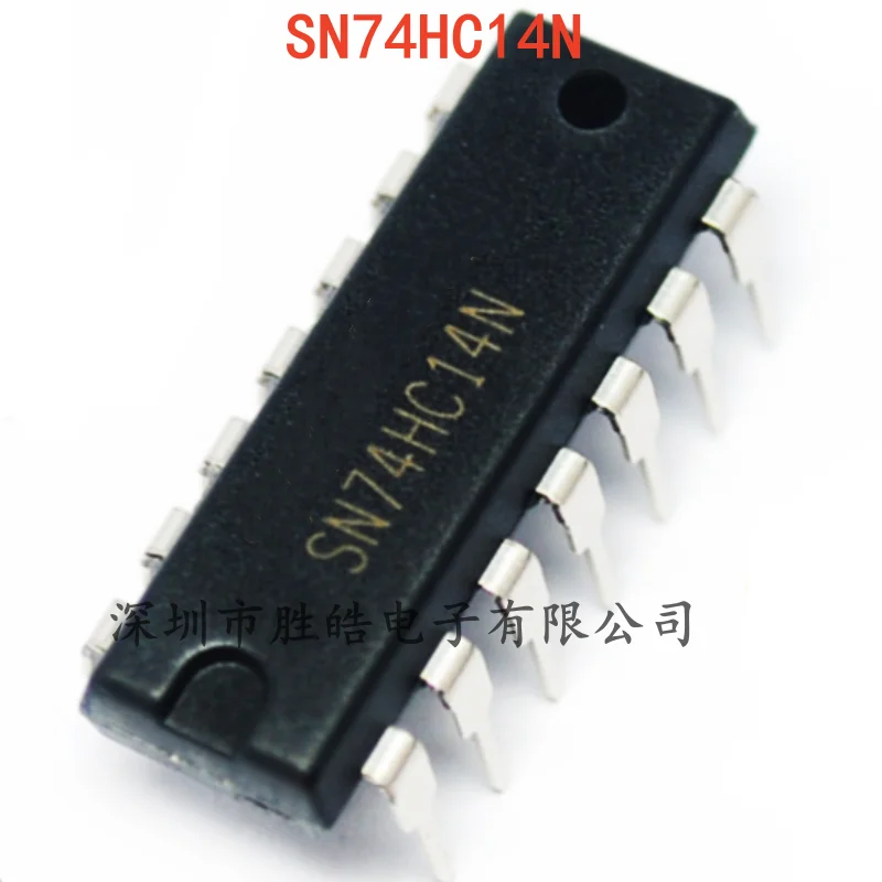 (5PCS)NEW  SN74HC14N    74HC14N    Six Helmut Schmidt Triggers Non-Gate   Logic Chip   Straight In   DIP-14   Integrated Circuit