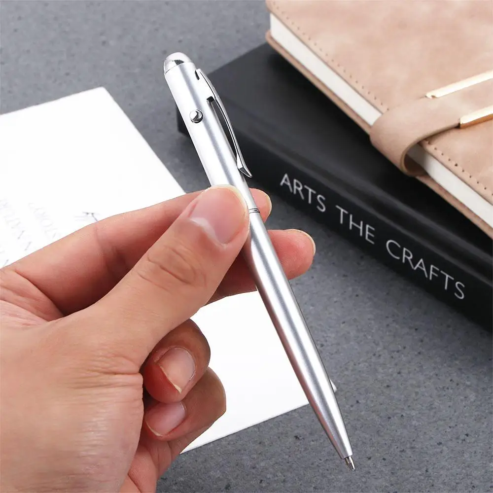 

1PC Plastic Material Invisible Ink Pen Novelty Ballpoint Pens New Office School Supplies With UV Light Magic Secret Ballpoin