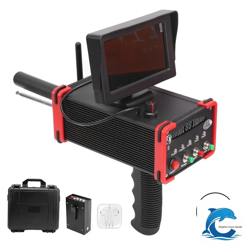 Suitable for outdoor3D Black Hawk Underground Treasure Detector for Gold Silver Copper